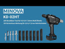 KD-02HT - 18V cordless brushless structural tool for lockbolts and Heim-lok