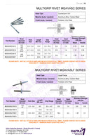Multigrip Rivet MGAVASLF
