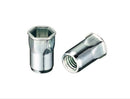 RIVNUT LARGE AND FLUSH HALF HEX STEEL  RNFFSH  & RNLFSH